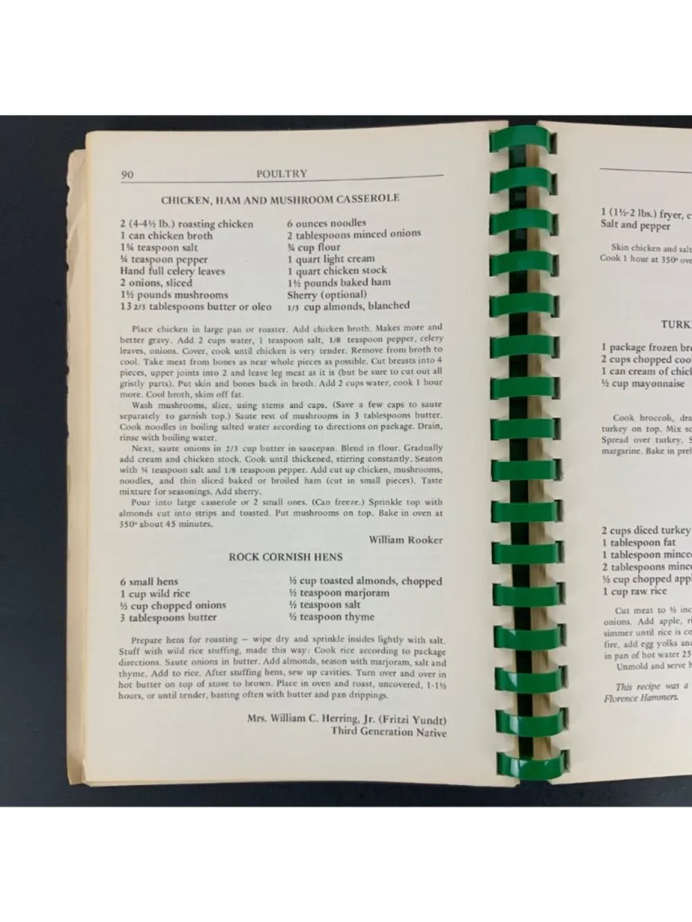 Atlanta Natives Favorite Recipes Spiral-Bound Cookbook 1980 Georgia USA Vintage